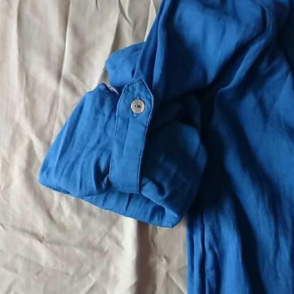 Blue button down. - Picture 2 of 3